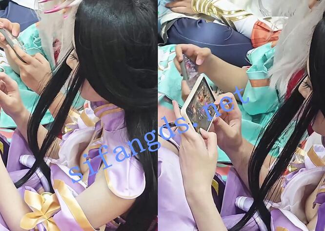 ❤️【高抄拍胸】极品高抄拍胸 小姐姐奶头露出！