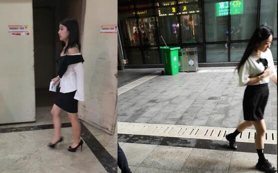 大神商业街公共女厕，隔板拍多位女性方便 7V)