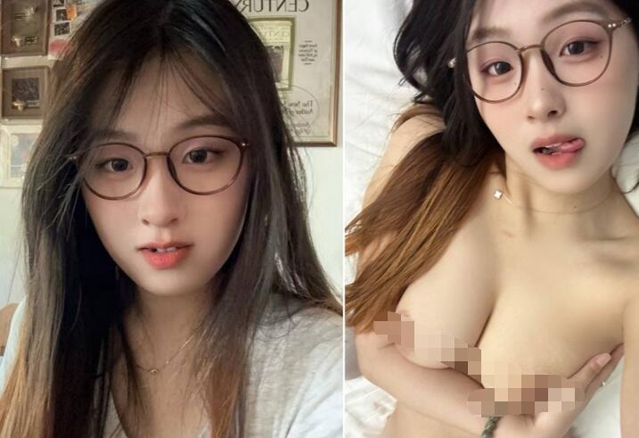 天上飞机最快，地上眼镜最骚，极品颜值小情侣私拍泄密流出