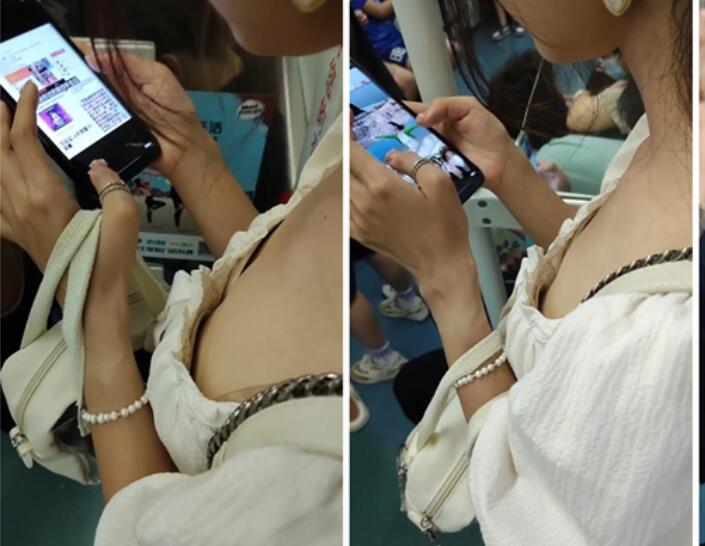 ❤️精品推荐❤️【高抄拍奶】地铁近距离高抄大奶子小咪咪第1季10V 妹子真空离罩奶头若隐若现宛如身临其境