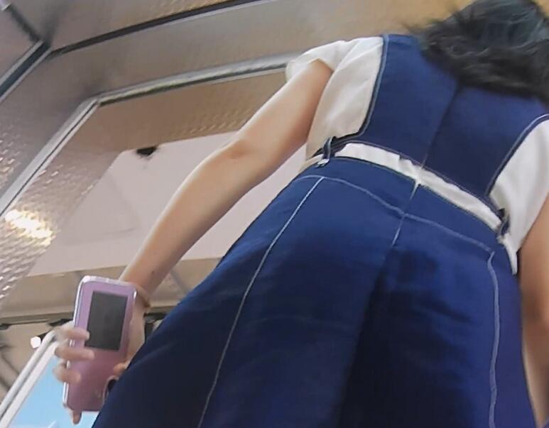 『D·D』-201-牛仔连衣裙，眼镜妹，粉色草莓内